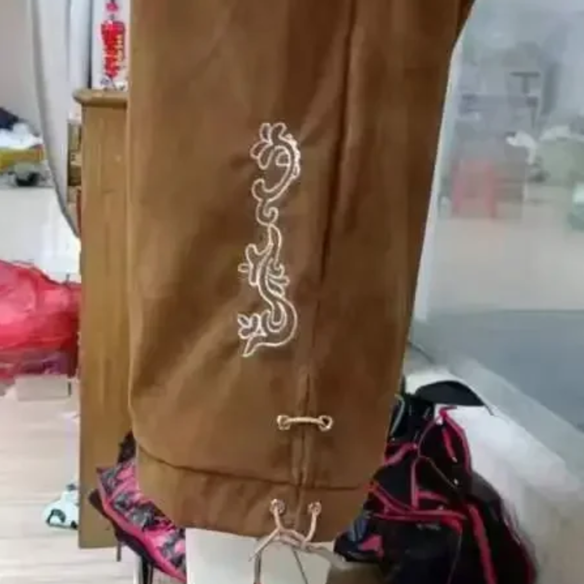 Herren Lederhosen - Cuir de haute qualité - Bretelles & Chemise - Tenue traditionnelle de fête