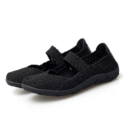 Baskets slip-on femme semelle orthopédique amortie