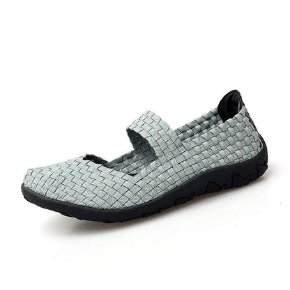 Baskets slip-on femme semelle orthopédique amortie