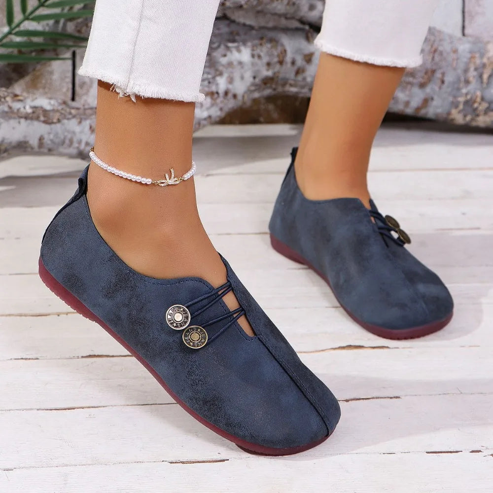 Chaussures Cuir Barefoot Design SERRA™️ - Confort - Élégance-Chaussures-PARIS FEMME