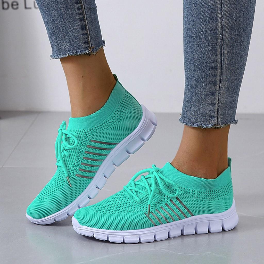 Femmes Baskets Orthopédiques Flyknit Respirantes