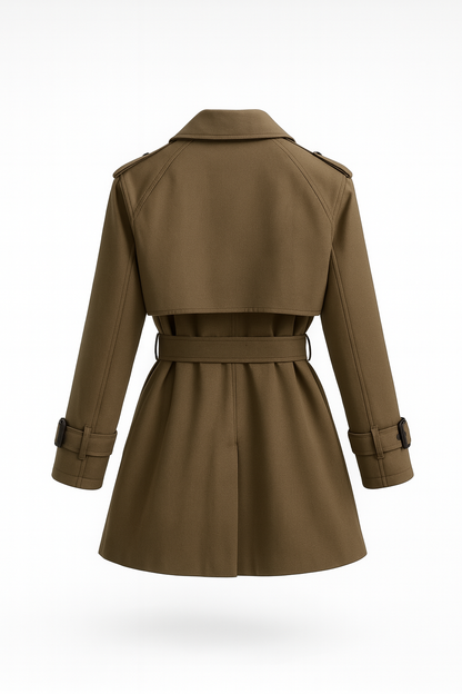 Veste de Transition Femme | Coupe Courte, Ceinture Ajustable