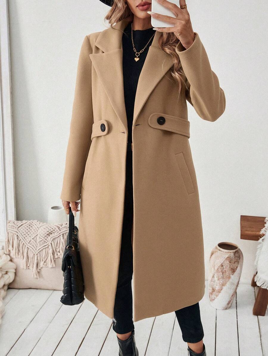 Veste Cintrée Femme | Camel, Ligne Ajustée | Automne