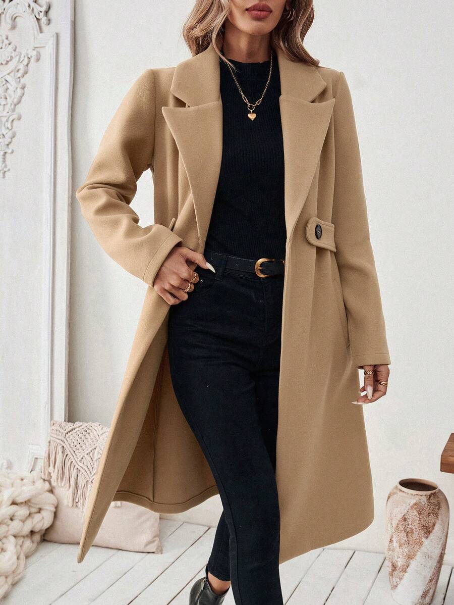Veste Cintrée Femme | Camel, Ligne Ajustée | Automne