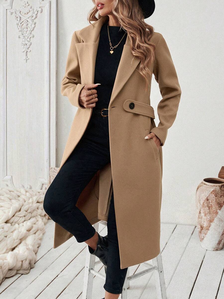 Veste Cintrée Femme | Camel, Ligne Ajustée | Automne