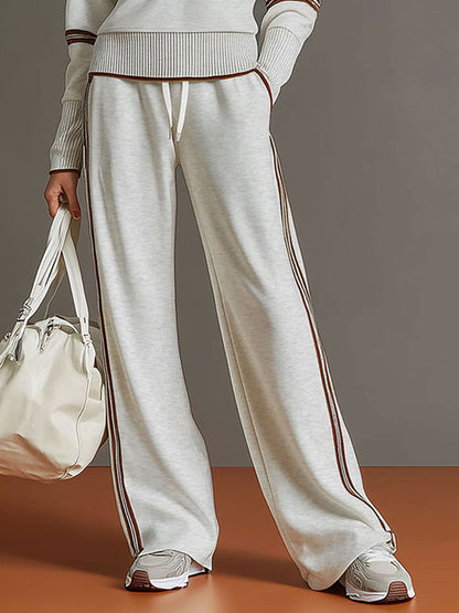 Ensemble Deux Pièces Jambes Larges | Blouse Fluide, Pantalon Ample