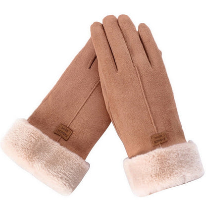 Gants hiver femme maille tactile | Imperméables isolés thermiques