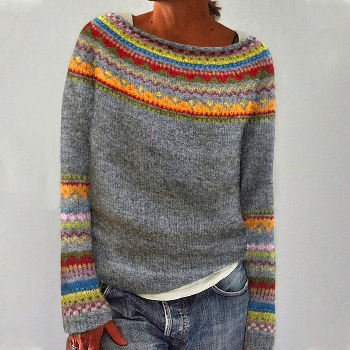 Šedá / Oranžová / 5XL