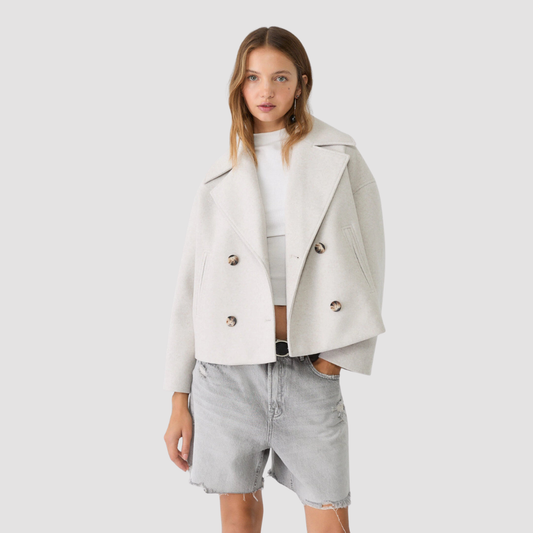 Blazer Double-Breasted Korte | Veste de Qualité Premium