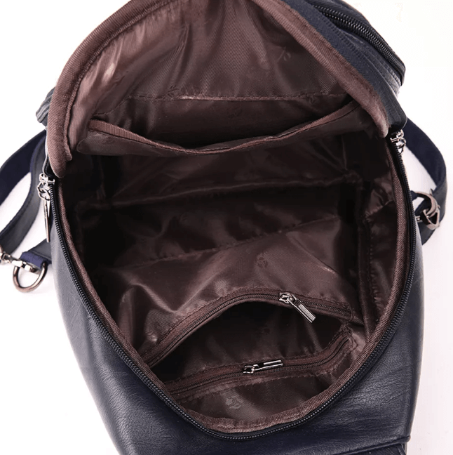 Sac à dos femme | Synthétique imperméable, spacieux | 7 couleurs