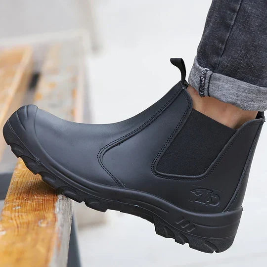 Bottes de Caoutchouc | Orthopédiques de Travail | Noir
