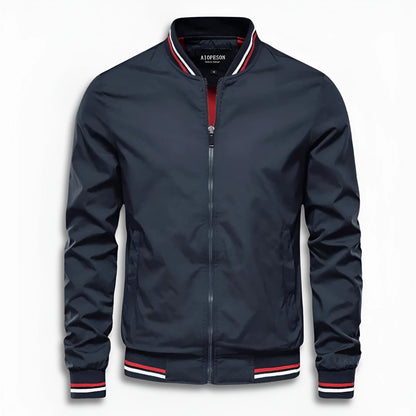 Veste de transition pour homme | Imperméable, col montant