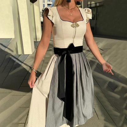 Robe Dirndl Femme - Robe Trachten Respirante - Célébrations Oktoberfest