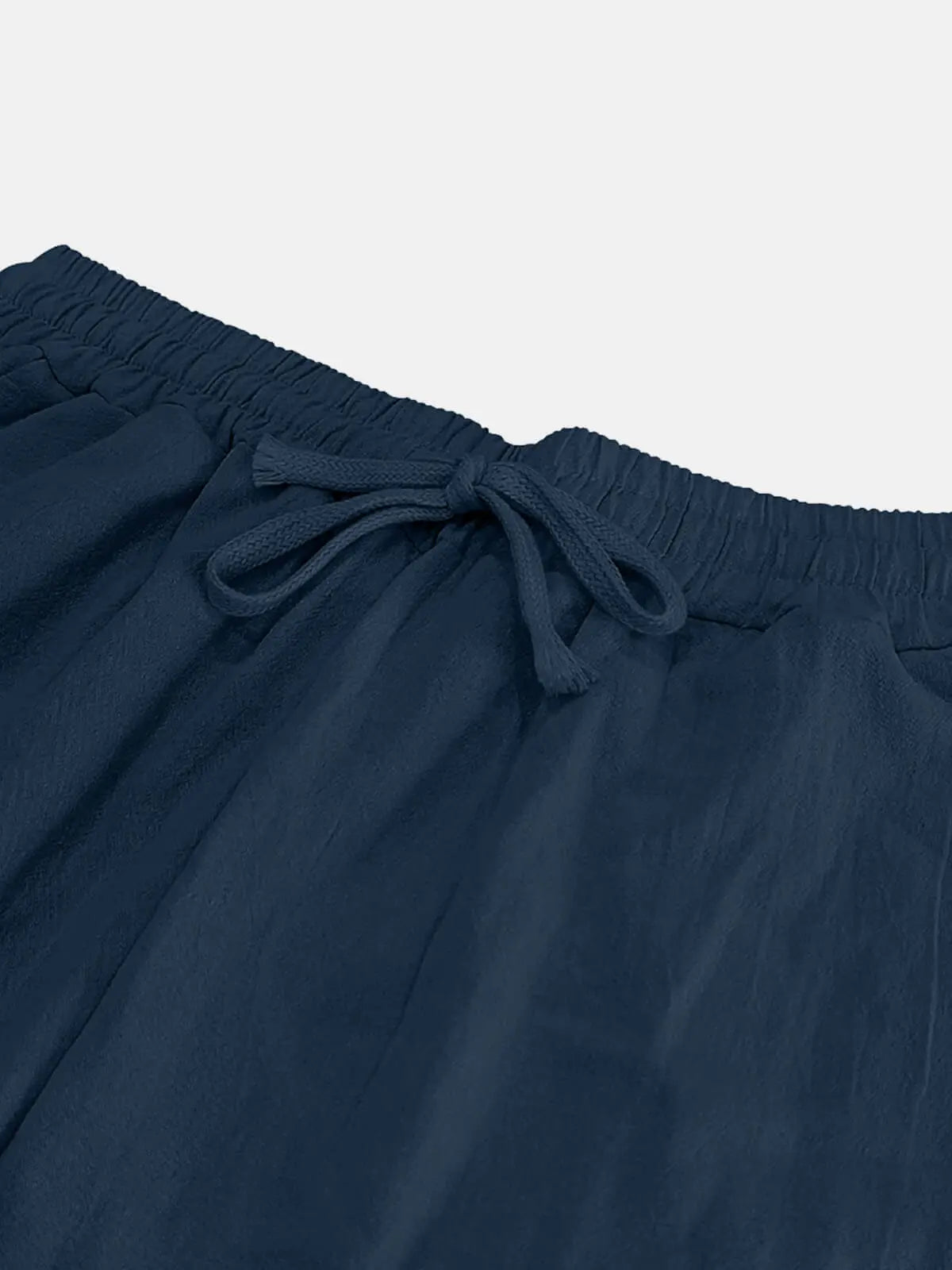 Pantalon Homme Lin – Coupe Décontractée Taille Élastique