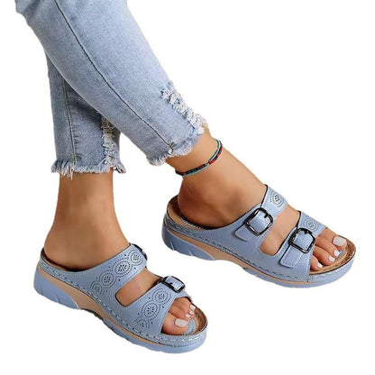 Claquettes orthopédiques semelle ergonomique respirantes