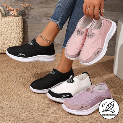 Women orthotic walking sneakers with arch support and cushioned sole