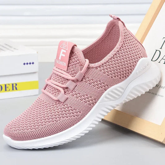Baskets Confortables Femme - Tissu Doux - Style Chic-Chaussures-PARIS FEMME