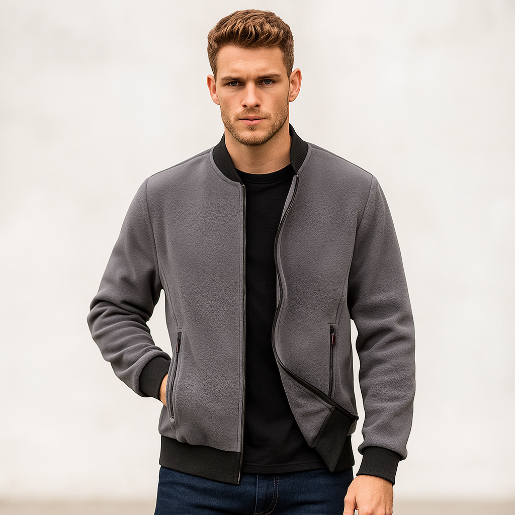 Veste à Zip en Fleece Oliver Varm - Douce - Isolante - Confort