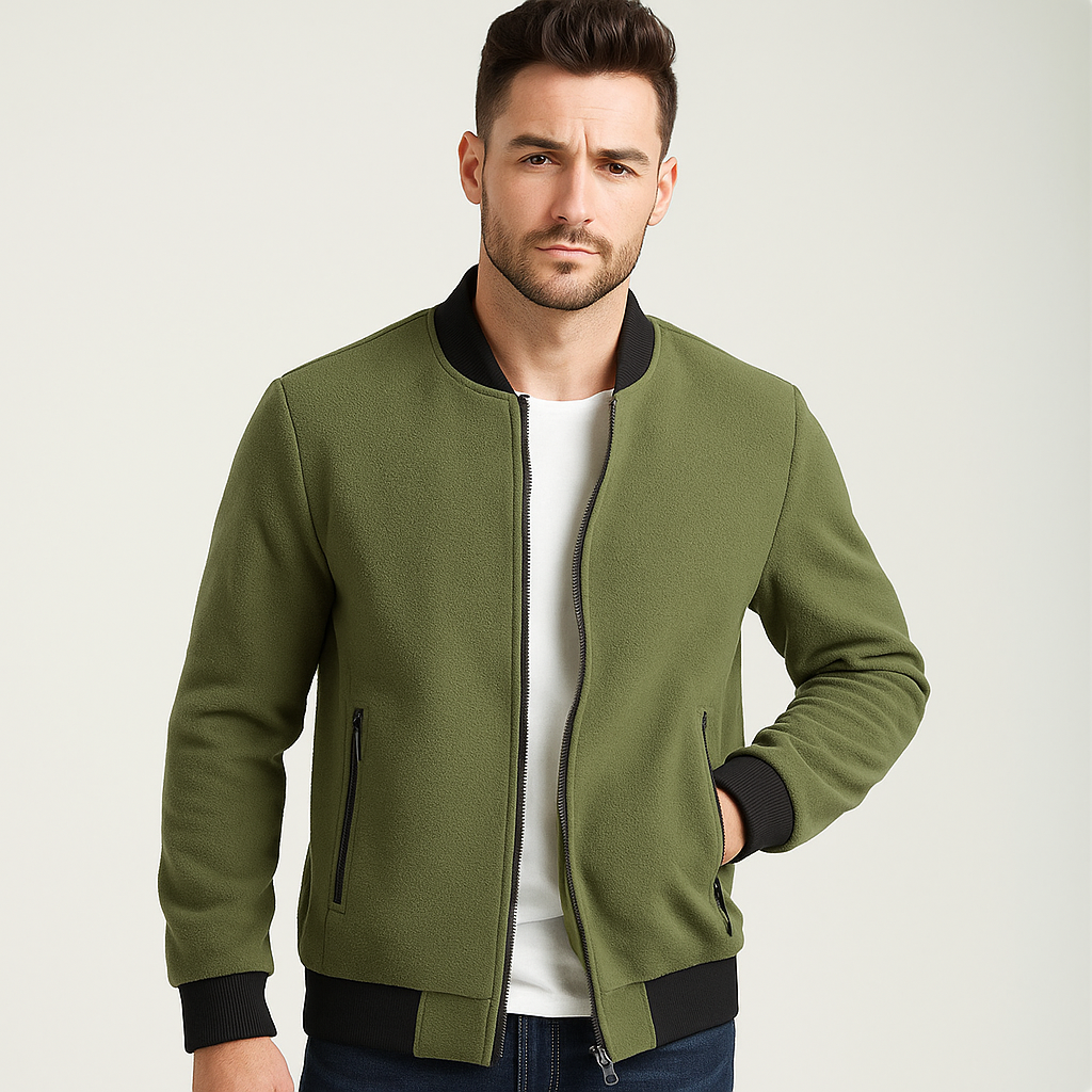 Veste à Zip en Fleece Oliver Varm - Douce - Isolante - Confort