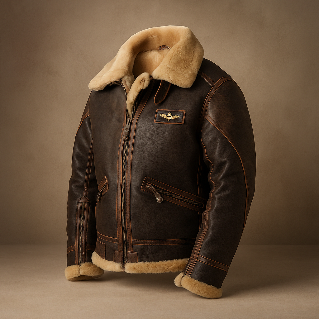Veste en fourrure synthétique homme - Chaude - Élégante - Confortable