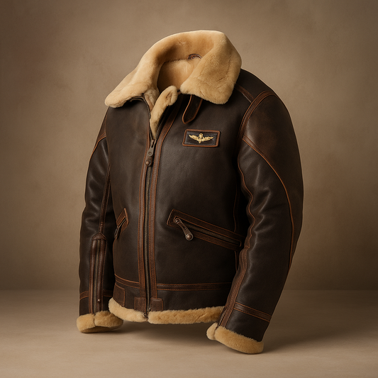 Veste en fourrure synthétique homme - Chaude - Élégante - Confortable