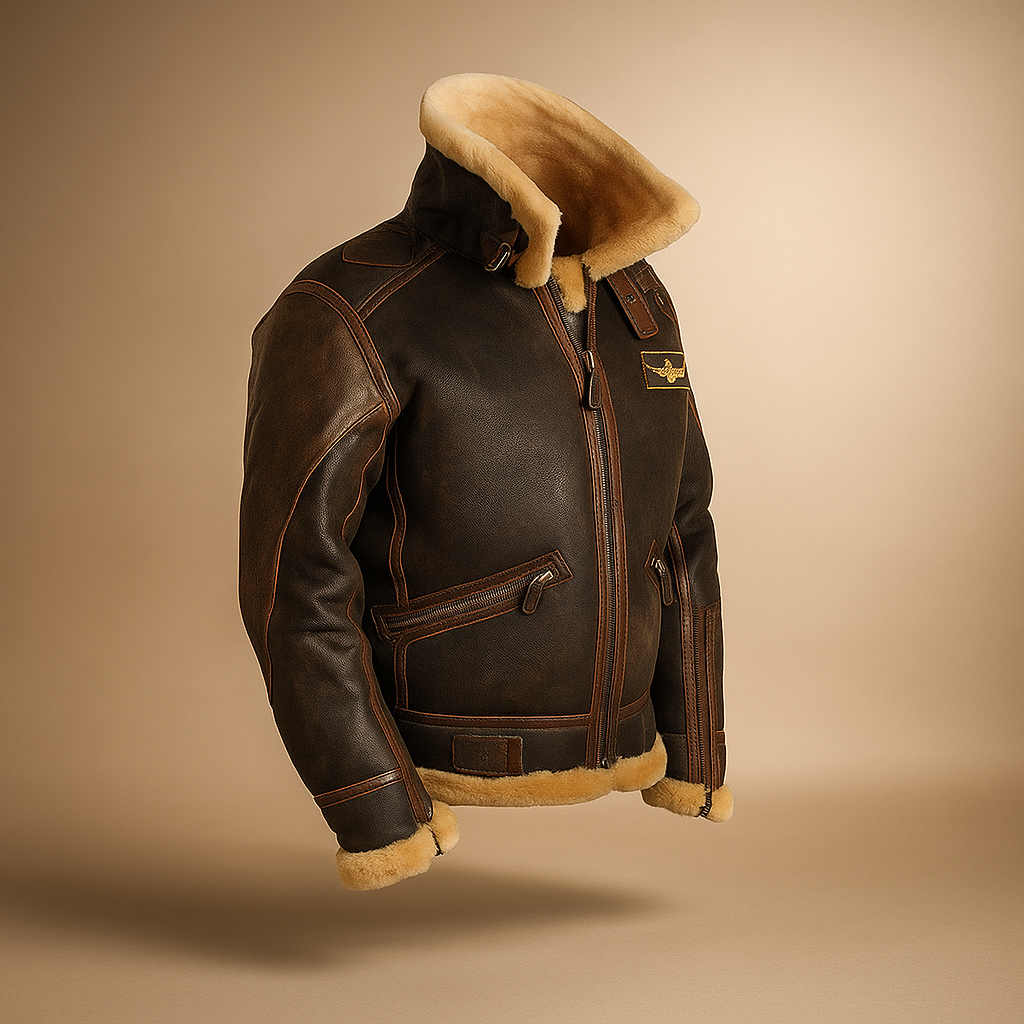 Veste en fourrure synthétique homme - Chaude - Élégante - Confortable