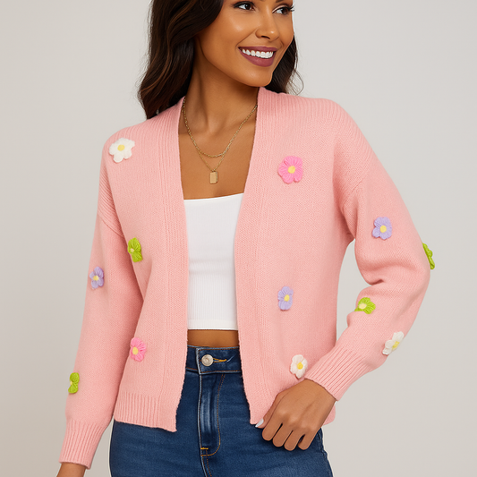 Cardigan à Manches Longues - Ouverture Frontale - Confort & Style