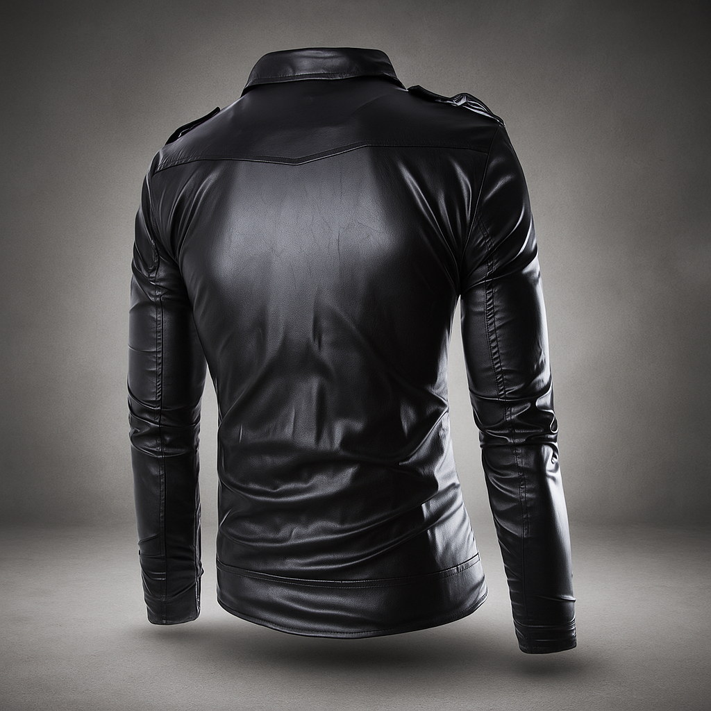 Veste de moto décontractée homme - Col confortable - Élégante et robuste