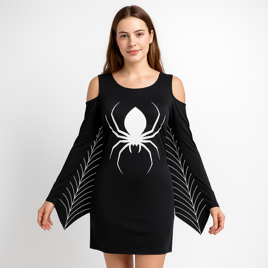 Robe Mini Gothique Erica - Kühnes Halloween-Kostüm - Einzigartiger Stil