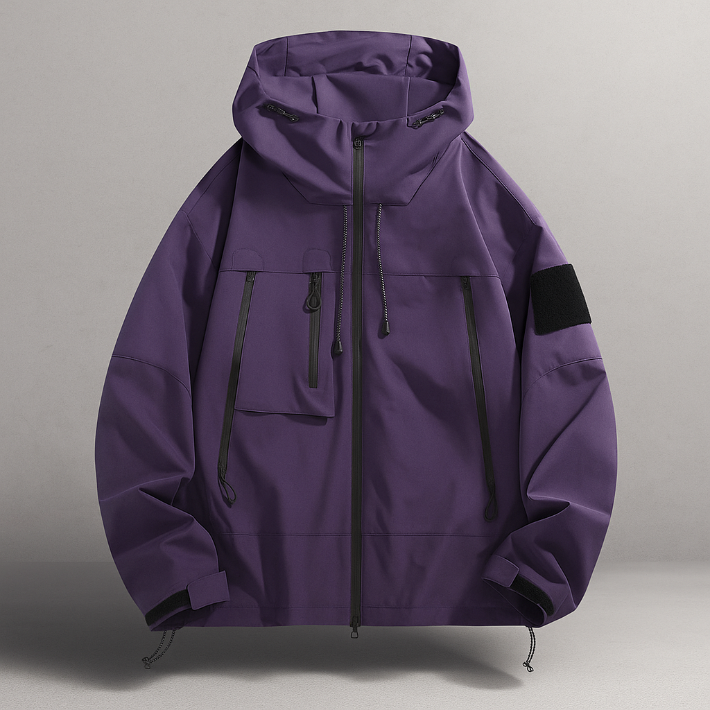 Veste cargo homme - coupe-vent - résistante - fonctionnelle pratique