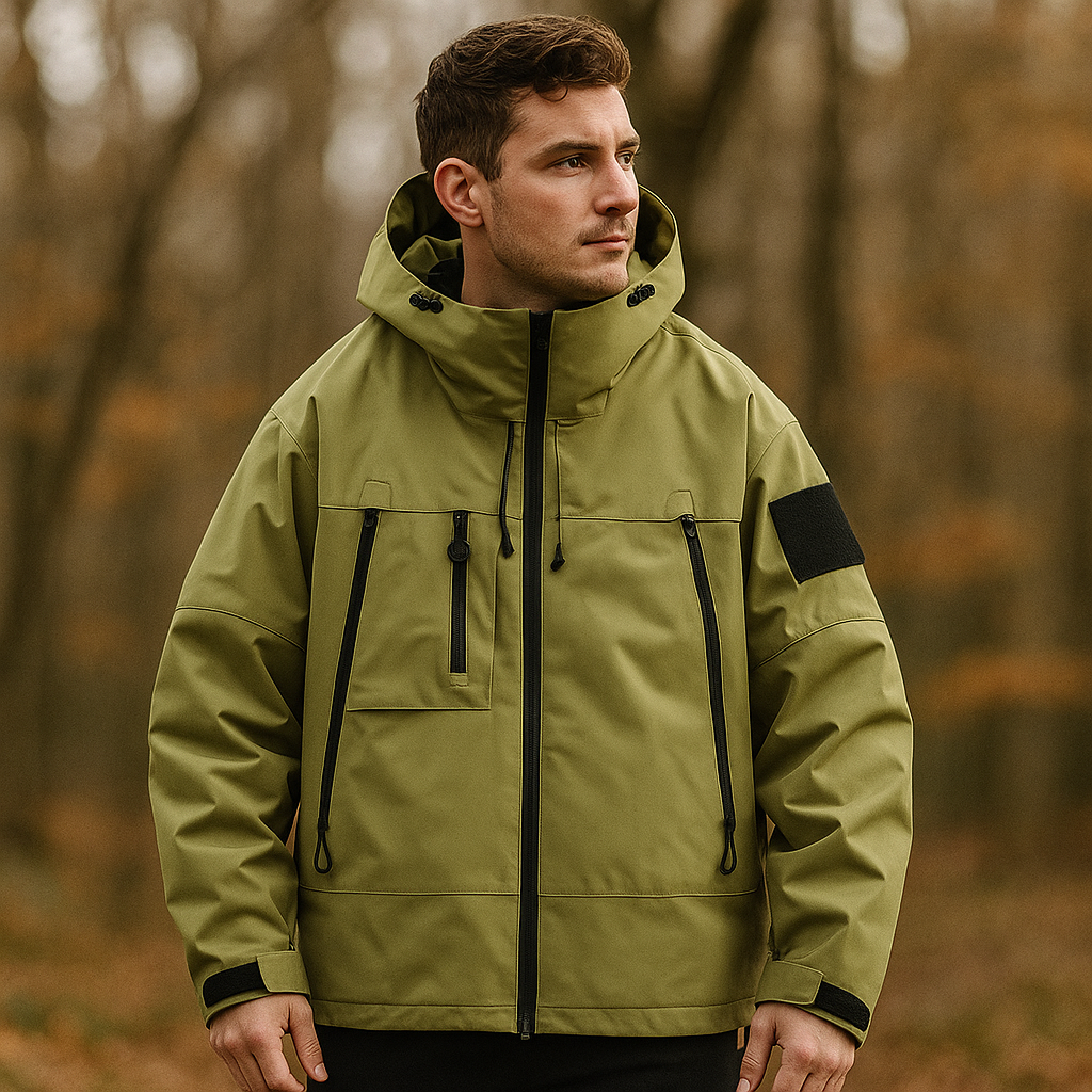 Veste cargo homme - coupe-vent - résistante - fonctionnelle pratique