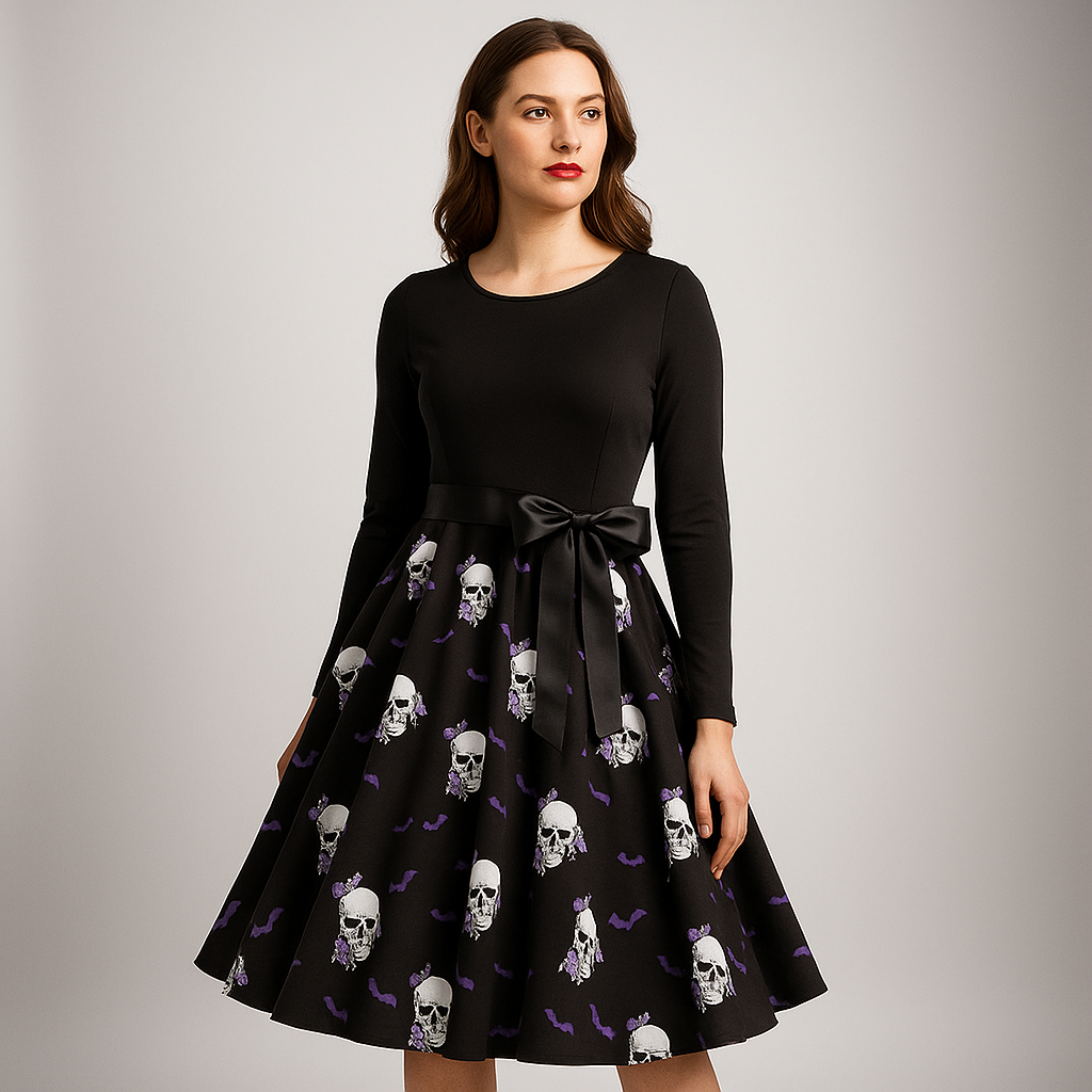 Benedetta - Elegantes Kostümkleid - Bequeme Lange Ärmel