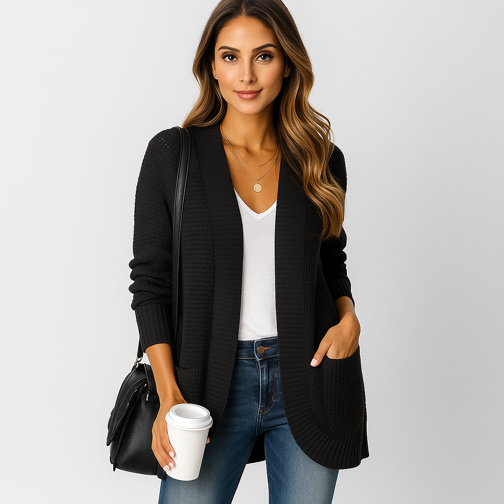 Cardigan léger Dame Stilla - Confortable - Élégant - Polyvalent