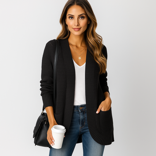 Cardigan léger Dame Stilla - Confortable - Élégant - Polyvalent