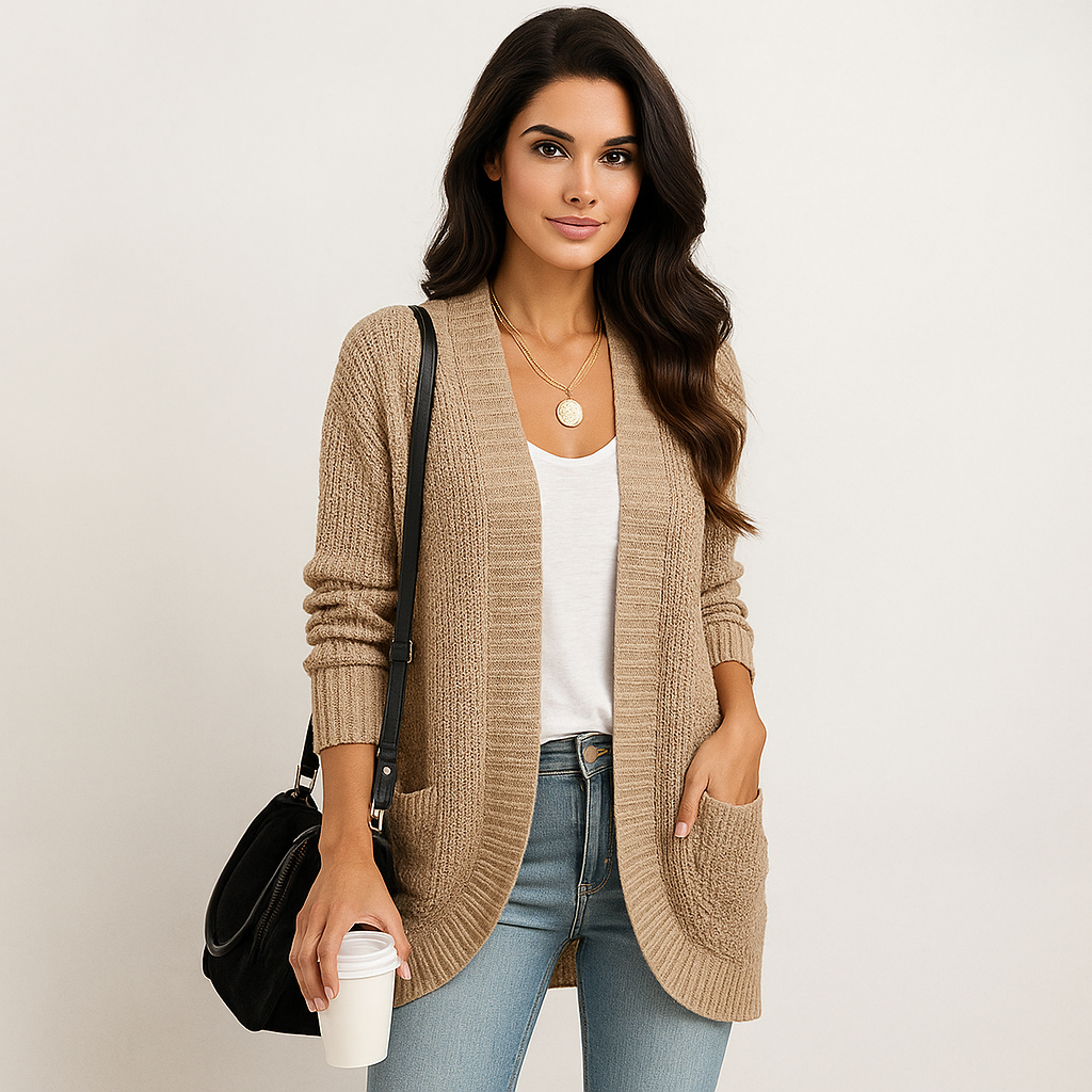 Cardigan léger Dame Stilla - Confortable - Élégant - Polyvalent