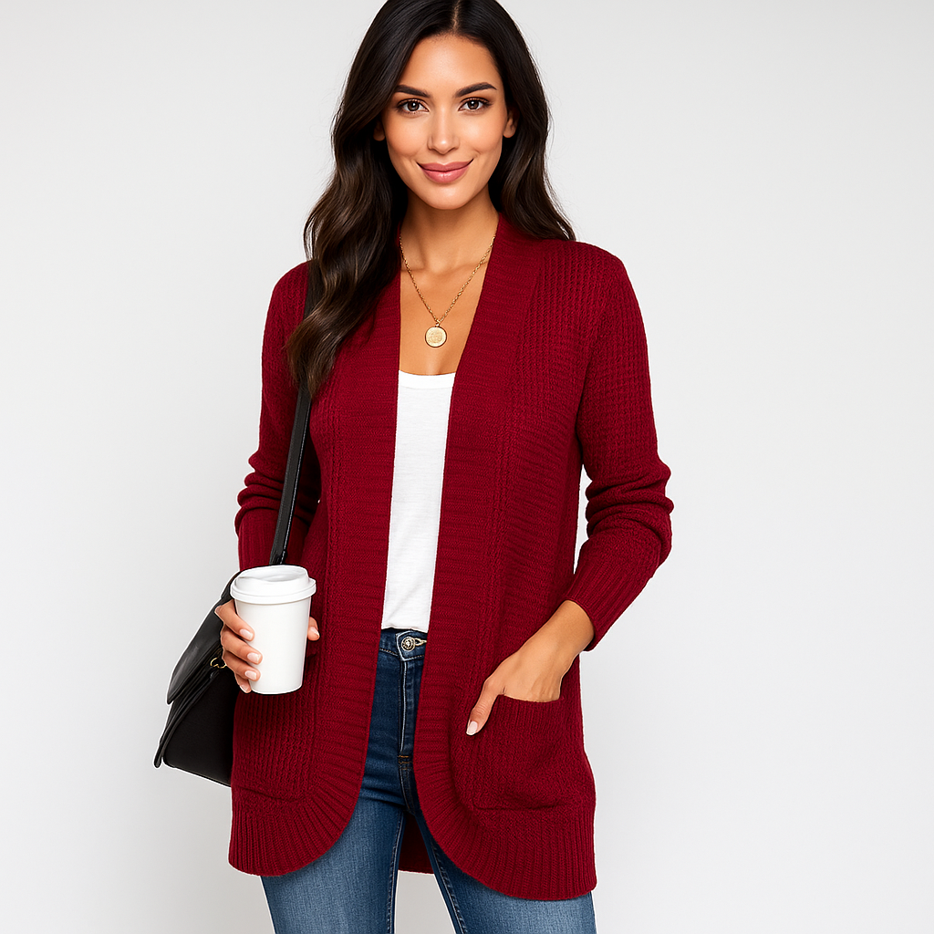 Cardigan léger Dame Stilla - Confortable - Élégant - Polyvalent