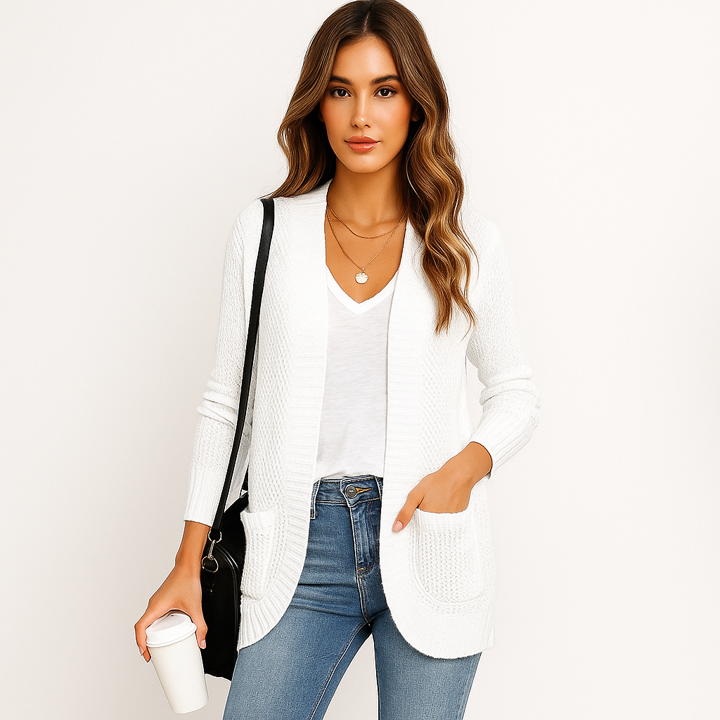 Cardigan léger Dame Stilla - Confortable - Élégant - Polyvalent