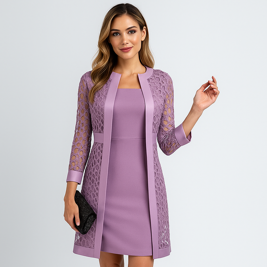 Robe deux pièces élégante femme