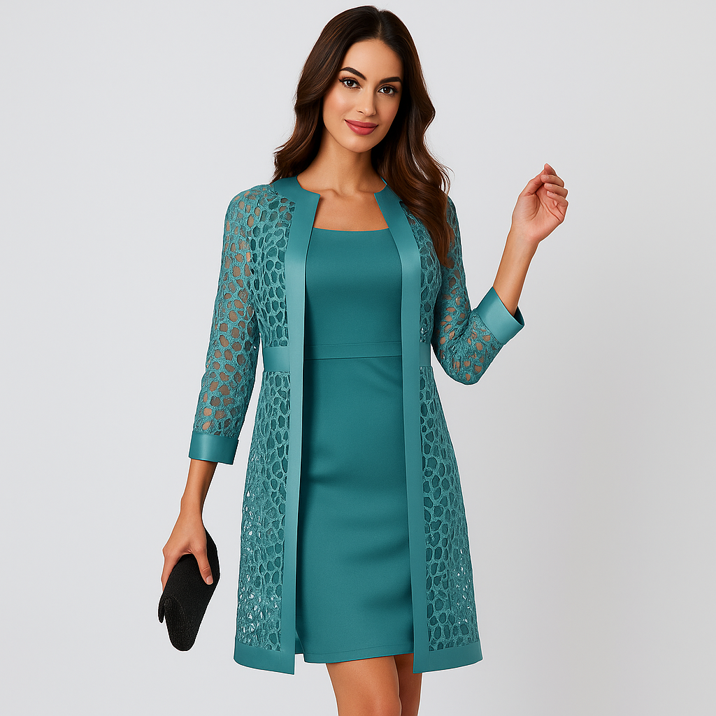 Robe deux pièces élégante femme