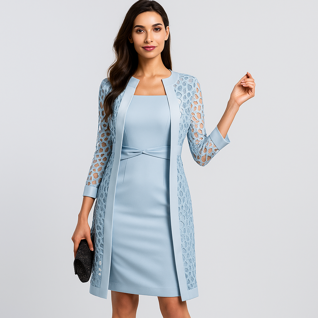 Robe deux pièces élégante femme