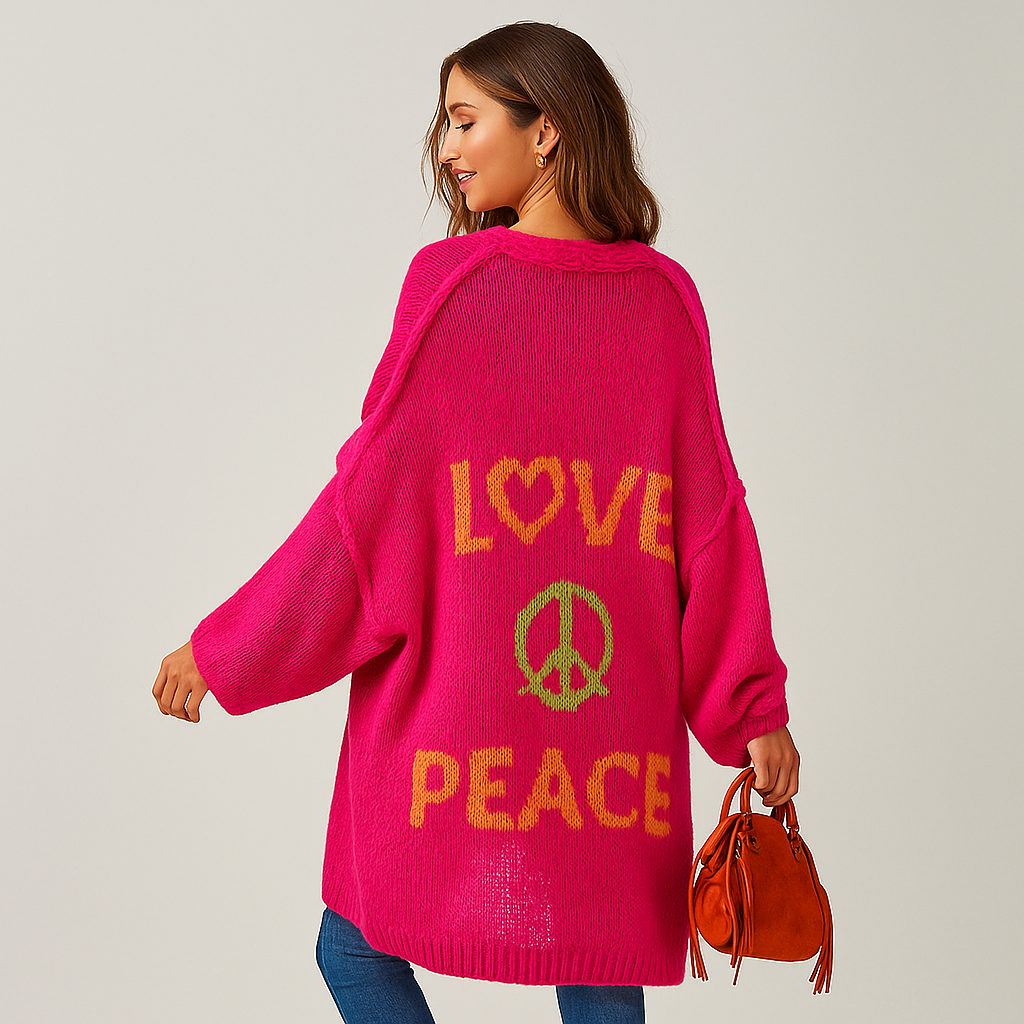Cardigan Amour Coloré - Confort Unique - Élégance et Chaleur Hivernale