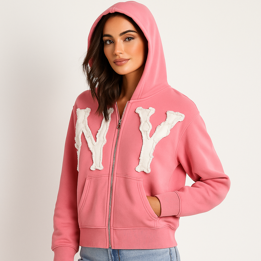 Cardigan de tous les jours - Coton - Fermeture éclair - Confort & Style