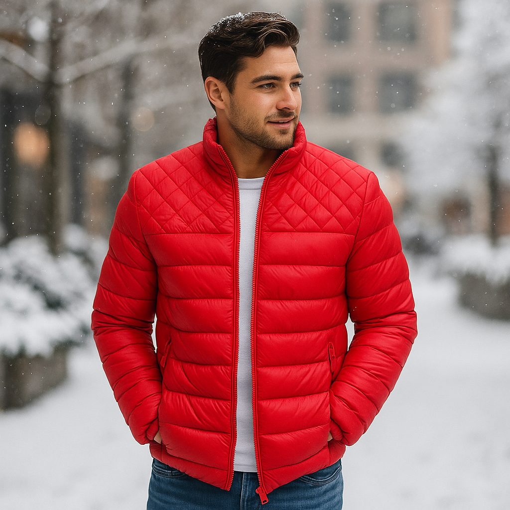 Jonas - Veste d’Hiver Homme Matelassée Élégante