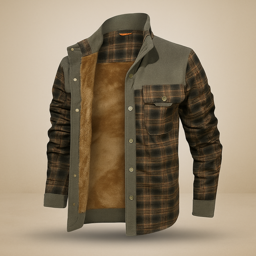 Veste en Flanelle Doublée - Chaude - Confortable - Élégante