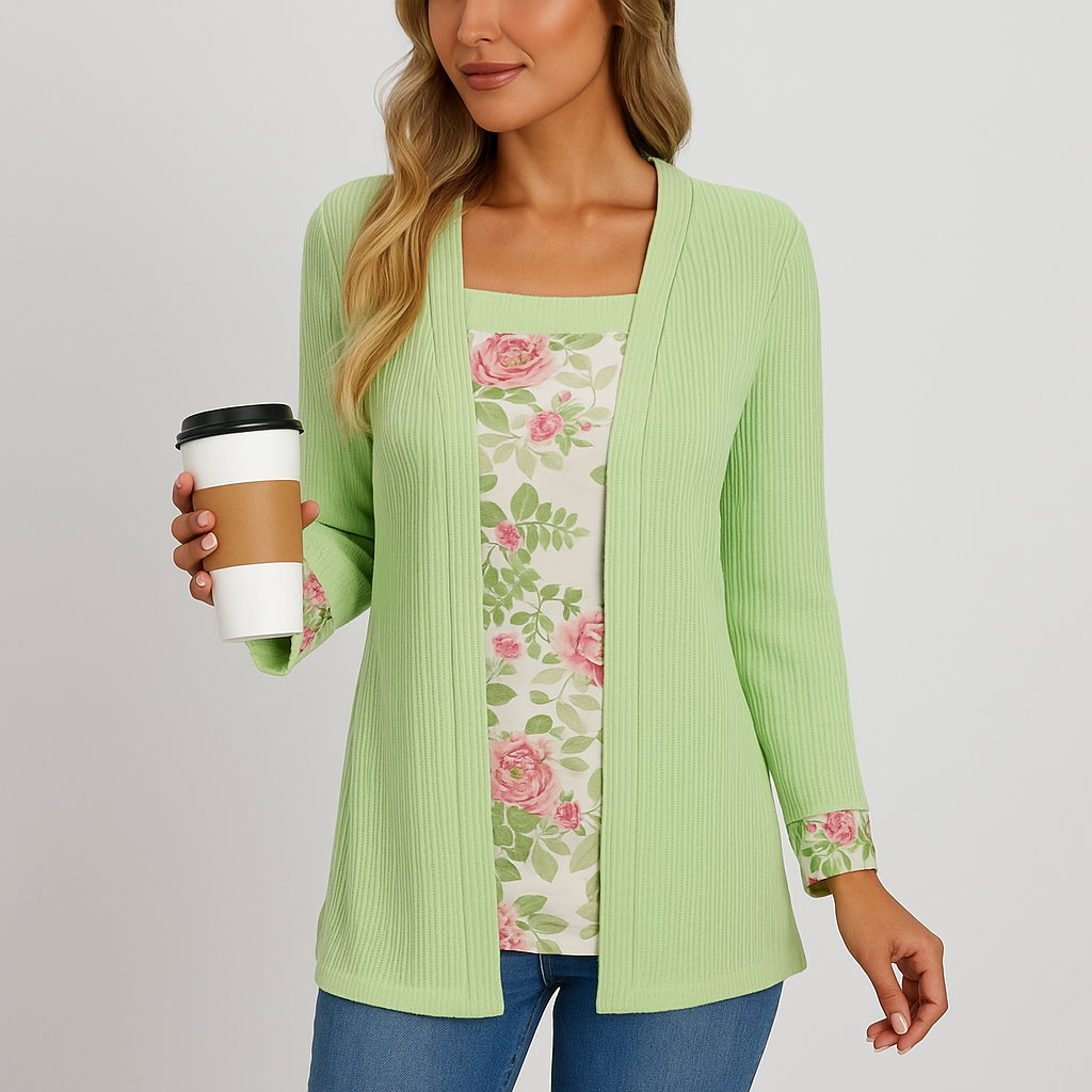 Cardigan Tricoté Femme - Doux - Confortable - Chaud - Stylé