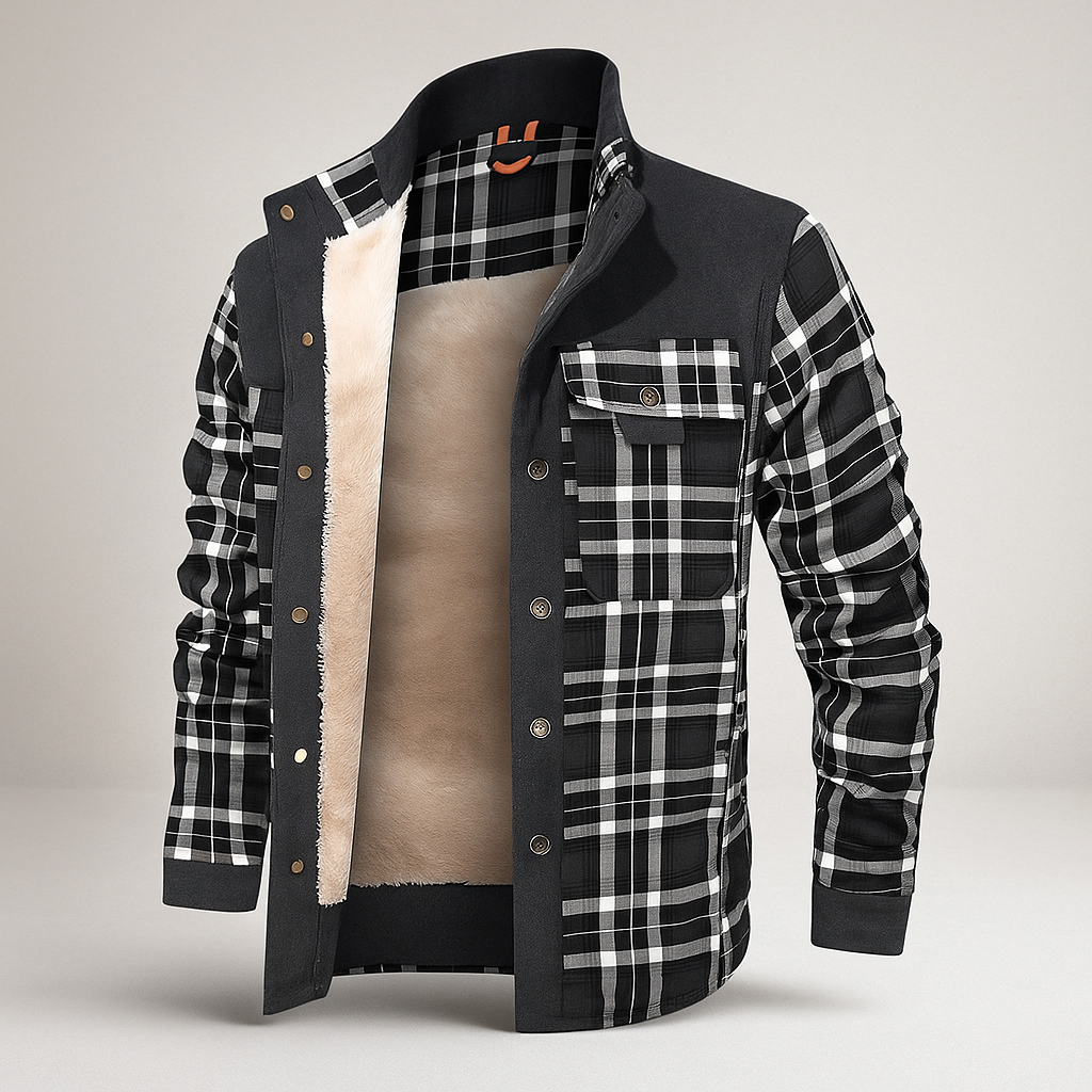 Veste en Flanelle Doublée - Chaude - Confortable - Élégante
