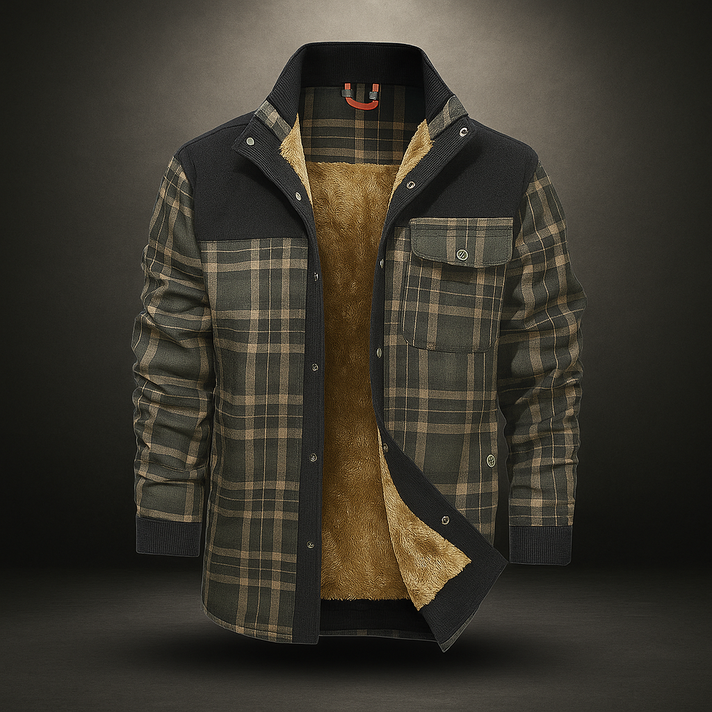 Veste en Flanelle Doublée - Chaude - Confortable - Élégante