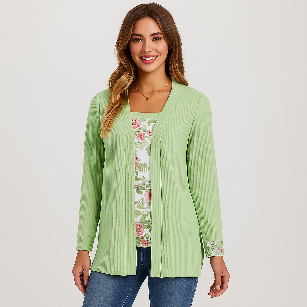 Cardigan Tricoté Femme - Doux - Confortable - Chaud - Stylé