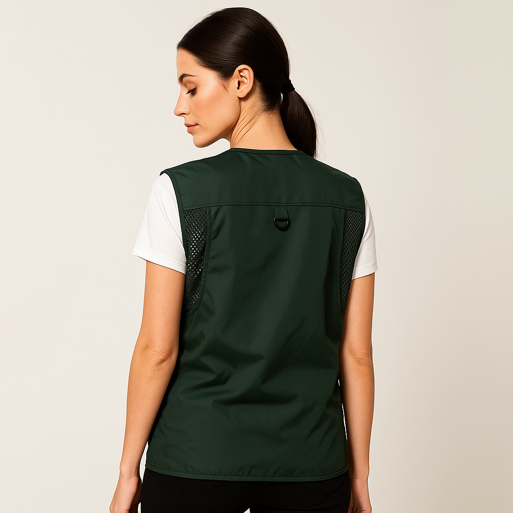 Gilet d'été Multi Poches - Fonctionnel - Léger - Élégant