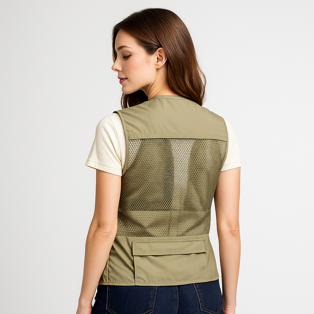 Gilet d'été Multi Poches - Fonctionnel - Léger - Élégant